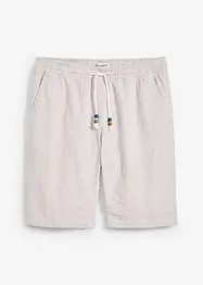 Bermuda met linnen, regular fit, bonprix