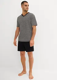 Shortama met V-hals, bonprix