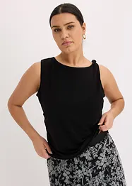 Jersey top met twist, bonprix