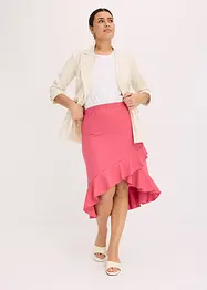 Jersey rok met volants, bonprix