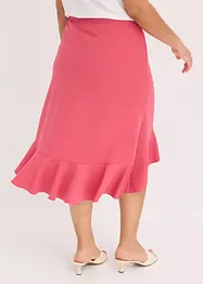 Jersey rok met volants, bonprix