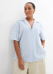 Overhemdblouse van katoen, bonprix