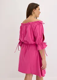 Jersey jurk met Carmen halslijn, bonprix