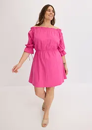 Jersey jurk met Carmen halslijn, bonprix