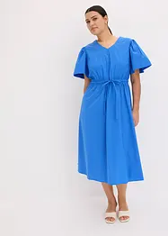 Midi jurk met wijde mouwen, bonprix
