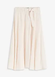Twill rok met een vloeiende viscosemix, bonprix