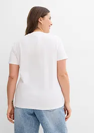 T-shirt van stretch katoenmix, bonprix