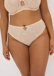 Maxislip met 2-kleurig lurex kant, bonprix