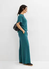 Oversized blouse met elastische zoom, bonprix