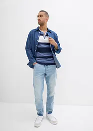 Henley shirt met korte mouwen, bonprix