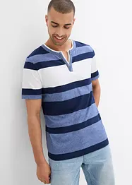 Henley shirt met korte mouwen, bonprix