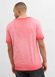 T-shirt van biologisch katoen in washed out look, bonprix