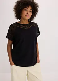 Shirt met kant, bonprix