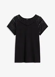 Shirt met kant, bonprix