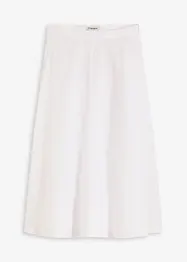 Midi rok van een soepele viscosemix, bonprix