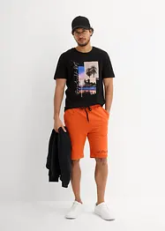 T-shirt en sewat bermuda (2-dlg. set), bonprix