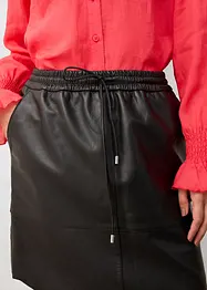 Leren rok van lamsnappa, bonprix