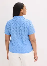 Blouse met broderie anglaise, bonprix