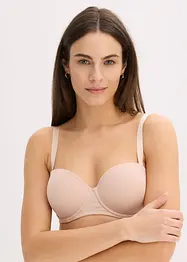 Strapless beugel bh (set van 2) met biologisch katoen, bonprix