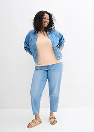 Top van zachte viscose (set van 2), bonprix