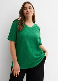 Crêpe shirt met broderie anglaise, bonprix