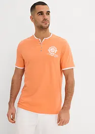 Henley shirt (set van 2), korte mouw, bonprix