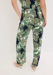 Gedessineerde broek van soepel visose, bonprix