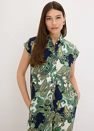 Gedessineerde blouse van soepele viscose, bonprix