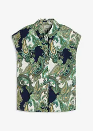 Gedessineerde blouse van soepele viscose, bonprix