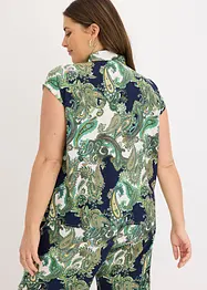 Gedessineerde blouse van soepele viscose, bonprix