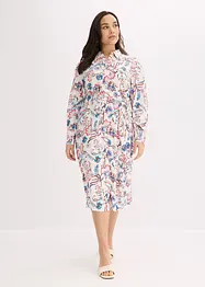 Gedessineerde jurk van soepele viscose, bonprix