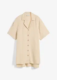 Lange mousseline overhemdblouse, bonprix