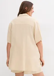 Lange mousseline overhemdblouse, bonprix