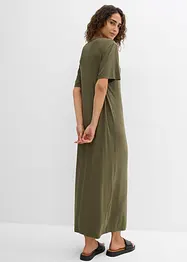 Comfortabele shirtjurk met split in maxilengte, bonprix