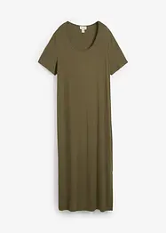 Comfortabele shirtjurk met split in maxilengte, bonprix