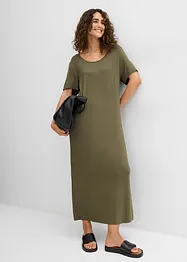Comfortabele shirtjurk met split in maxilengte, bonprix