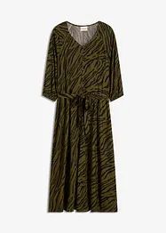 Midi jurk van soepele viscose, bonprix