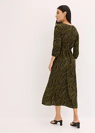 Midi jurk van soepele viscose, bonprix