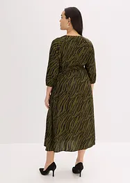 Midi jurk van soepele viscose, bonprix