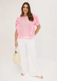 Blouse met volants, bonprix