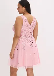 Jurk met pailletten, bonprix