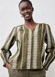 Linnen blouse, bonprix