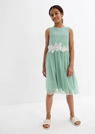 Midi jurk met kant, bonprix