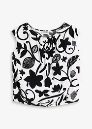 Korte blousetop van soepele viscose, bonprix