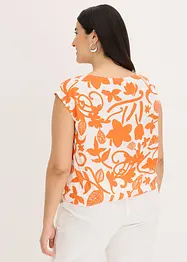 Korte blousetop van soepele viscose, bonprix
