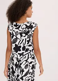 Korte blousetop van soepele viscose, bonprix