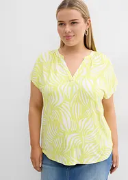 Henley shirt van een zachte viscosemix, bonprix