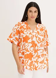 Gedessineerde tuniekblouse van soepele viscose, bonprix