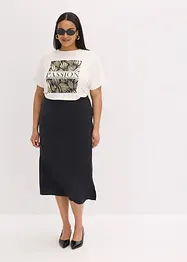 Midirok met soepele viscose, bonprix