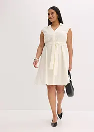 Jurk met strikceintuur, bonprix